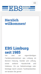 Mobile Screenshot of ebs-limburg.de